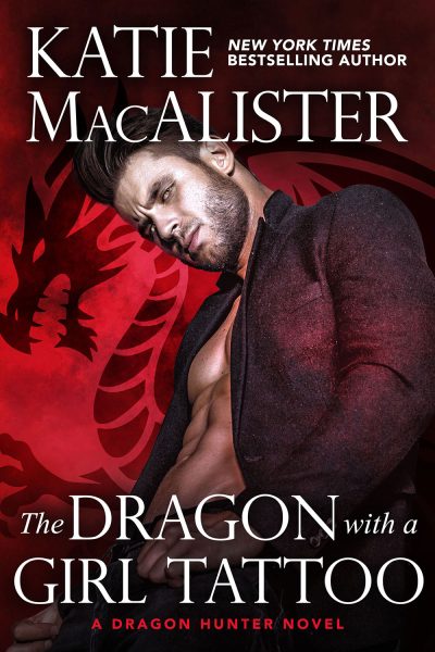 Cover with a man and dragon tattoo